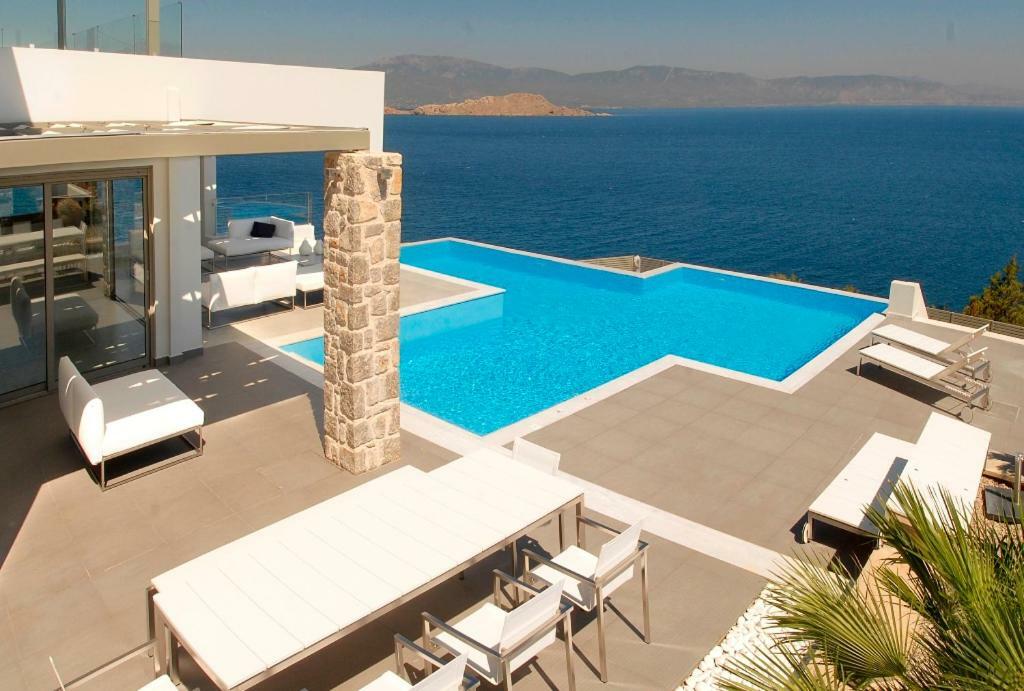 Villa Soligia Blue Pefkali Bagian luar foto