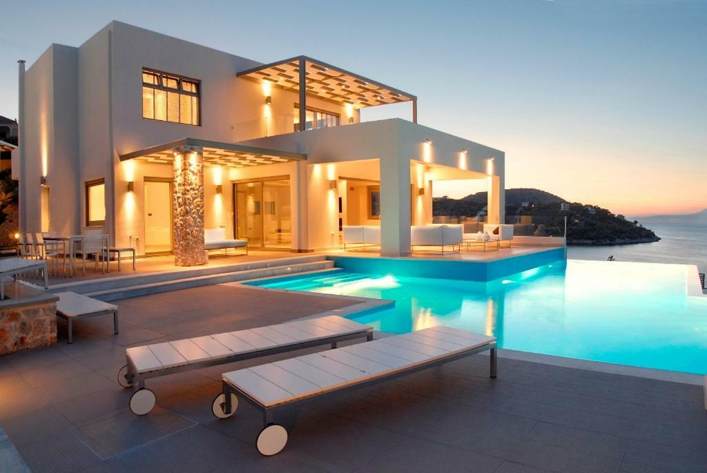 Villa Soligia Blue Pefkali Bagian luar foto