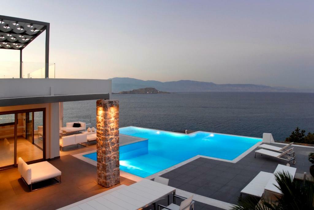 Villa Soligia Blue Pefkali Bagian luar foto